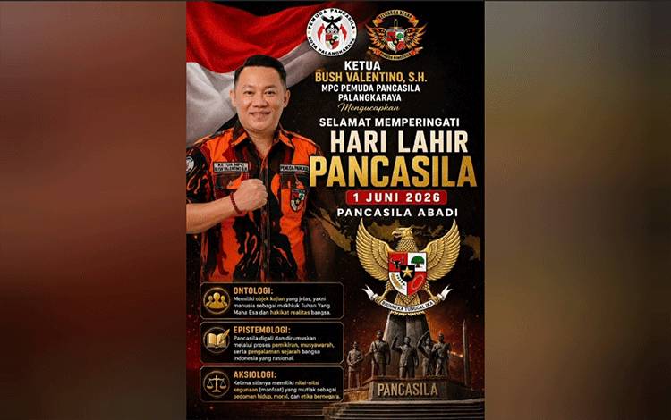 Ketua MPC Pemuda Pancasila Palangka Raya Ajak Generasi Muda Pegang Teguh Nilai Dasar Negara