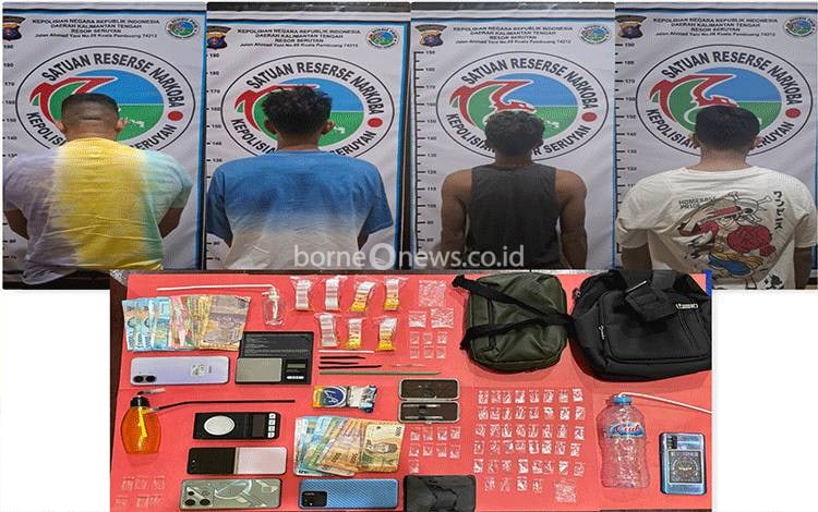 Polisi Ungkap Jaringan Narkoba di Sebuah Hotel di Seruyan, Sorang Tersangka Merupakan Tenaga Kesehatan