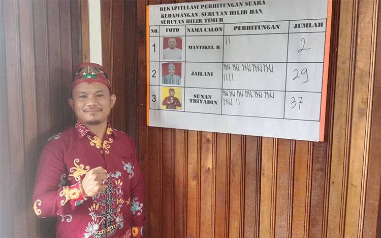 Sunan Triyadin Terpilih sebagai Damang Kepala Adat Seruyan Hilir dan Seruyan Hilir Timur Periode 2026-2032