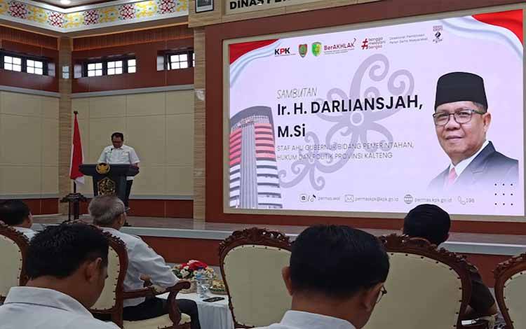 Pemprov Berpesan Palangka Raya Harus Jadi Teladan Daerah Antikorupsi di Kalteng