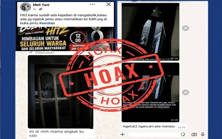Isu Pocong Bawa Mandau Viral di Media Sosial, Polisi Lamandau Sebut Belum Ada Bukti Kuat