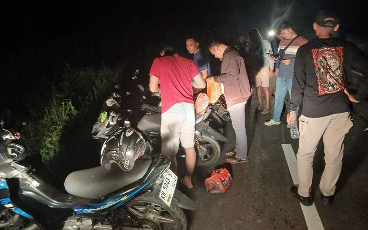 Satlantas Polres Kapuas Amankan 25 Motor dalam Operasi Balap Liar di Basarang