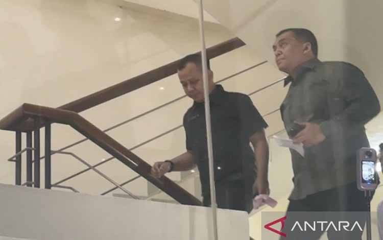 Wakil Menteri Imigrasi dan Pemasyarakatan Silmy Karim ketika mendatangi Gedung Merah Putih KPK, Jakarta, Rabu (3/6/2026). ANTARA/Rio Feisal