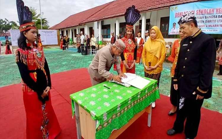 SMAN 4 Muara Teweh Resmi jadi Sekolah Kebangsaan di Barito Utara