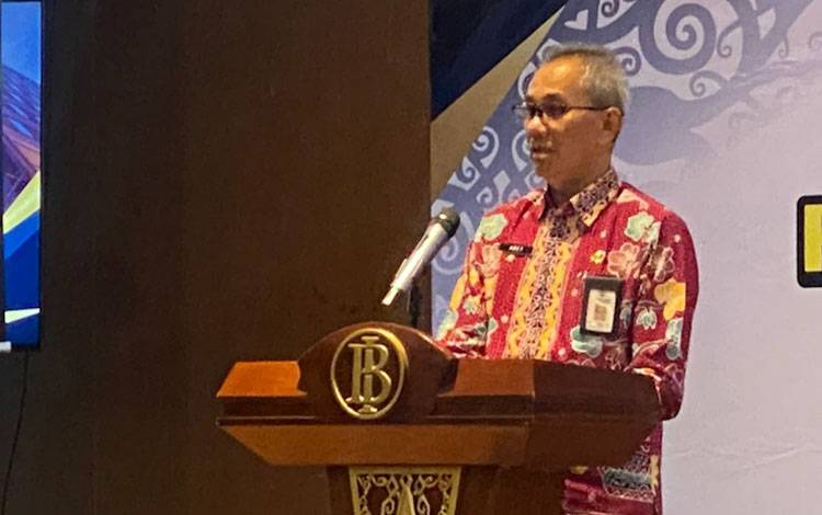Sekretaris Daerah Kota Palangka Raya, Arbert Tombak. (Foto: MARINI)