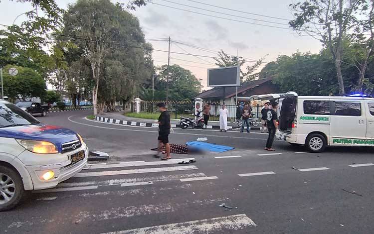 Kecelakaan Maut di Palangka Raya Pengendara Motor Tewas Tabrak Truk