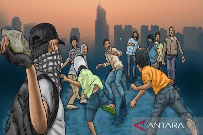 Polisi Tangkap Tiga Remaja Pelaku Tawuran Maut