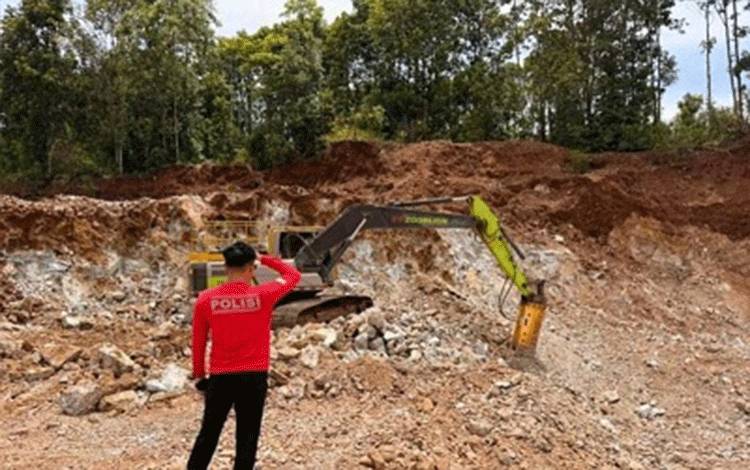 Polisi Sita Tiga Alat Berat dari Lokasi Tambang Ilegal