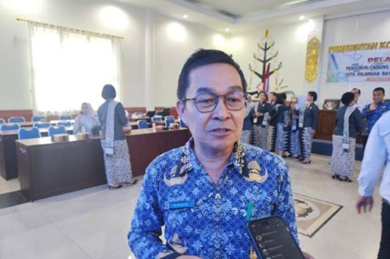 Plt Kepala Dinas Sosial Kota Palangka Raya, Riduan. ANTARA/Rendhik Andika