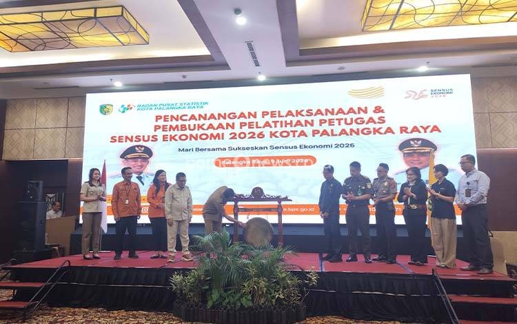 BPS Palangka Raya Kerahkan Petugas Sensus Ekonomi, Pendataan Door to Door Dimulai 15 Juni
