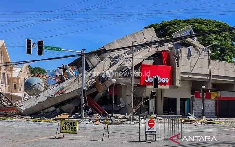 Korban Tewas Gempa Filipina Bertambah Jadi 45 Orang, Ratusan Warga Terluka
