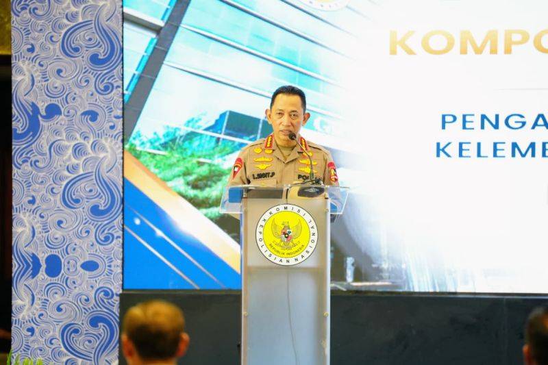 Kapolri Sebut UU Polri Baru Jadi Payung Hukum Dukung Program Strategis Pemerintah