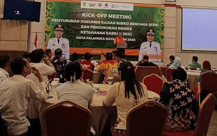 BPBD Palangka Raya Susun Kajian Risiko Bencana dan Indeks Ketahanan Daerah 2026