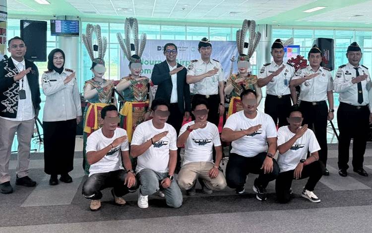 Warga Binaan Tampilkan Seni Budaya di Bandara Tjilik Riwut, Bentuk Kolaborasi Pemasyarakatan dan Angkasa Pura