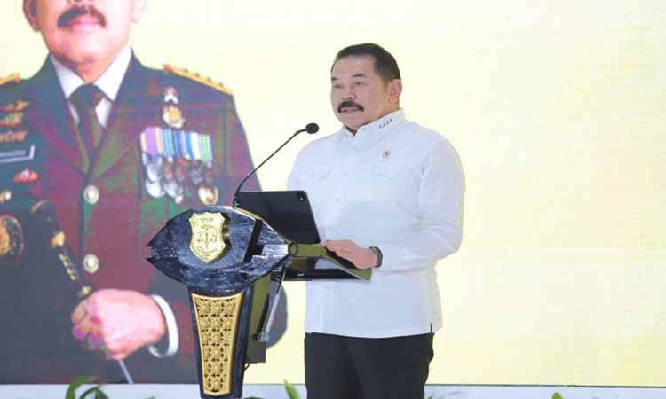 Jaksa Agung ST Burhanuddin berbicara dalam acara Penyerahan PNBP Badan Pemulihan Aset (BPA) RI di kawasan Jakarta Selatan, Senin (15/6/2026). (ANTARA/HO-Kejaksaan Agung RI)