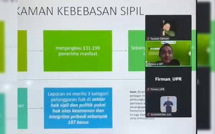 Ratusan Peserta Ikuti Zoominar CSD, Bahas Masa Depan Pembangunan Berkelanjutan Kalteng