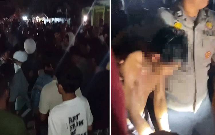 Terduga Pencuri BBM Nelayan di Desa Kubu Ditangkap Massa