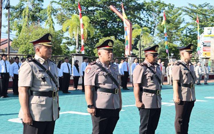 Sejumlah Pejabat Utama dan Kapolsek di Polres Kapuas Berganti