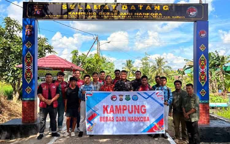 Kampung Bebas Narkoba Tak Cukup dengan Spanduk, Polres Kapuas Ajak Warga Terlibat Langsung