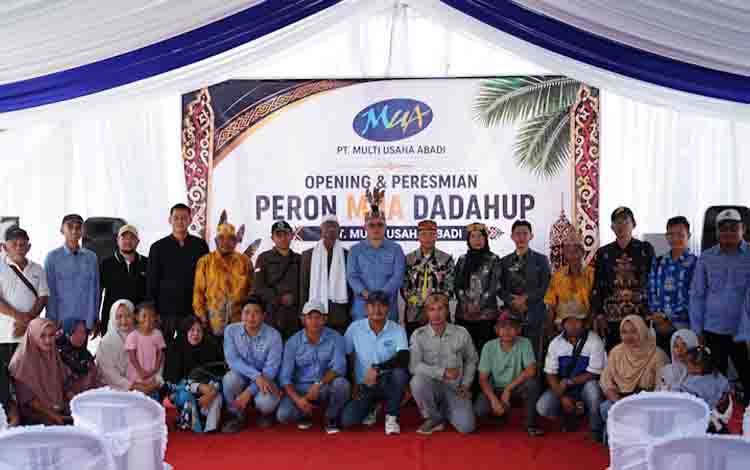 PT MUA Resmikan Peron Dadahup, Perkuat Jaringan Serapan TBS di Kapuas dan Pulang Pisau