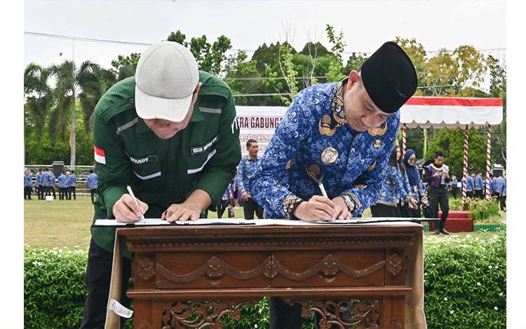 Wali Kota Palangka Raya Teken MoU Pelestarian Lingkungan