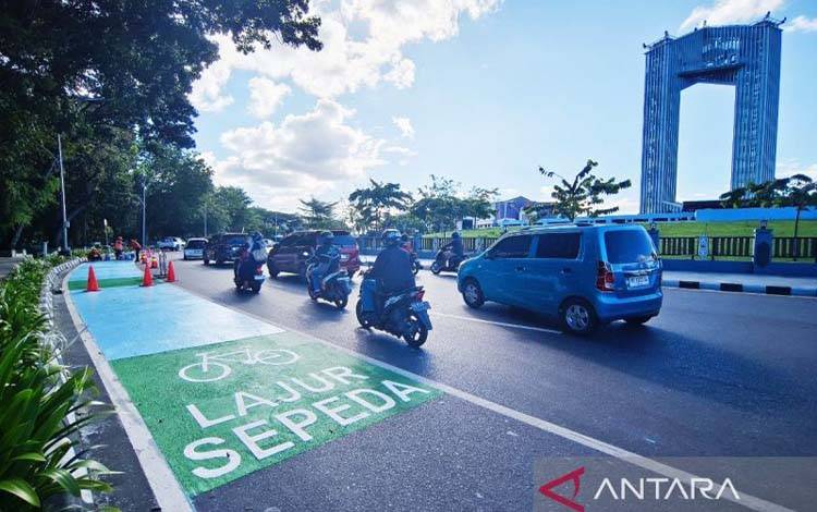 Pemprov Kalteng Tata Jalur Sepeda di Palangka Raya, Pesepeda Beri Apresiasi