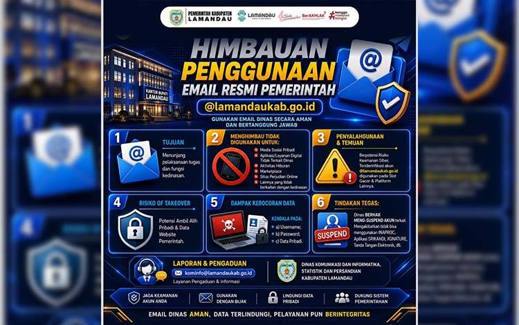 Diskominfo Lamandau Ingatkan ASN Gunakan Email Resmi Pemerintah Secara Aman