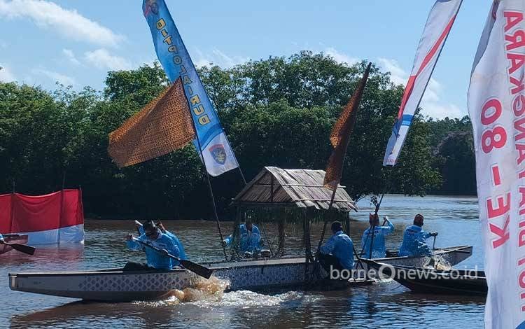 Sambut Hari Bhayangkara ke-80, Kapolda Kalteng Buka Lomba Besei Kambe Lestarikan Budaya Daerah