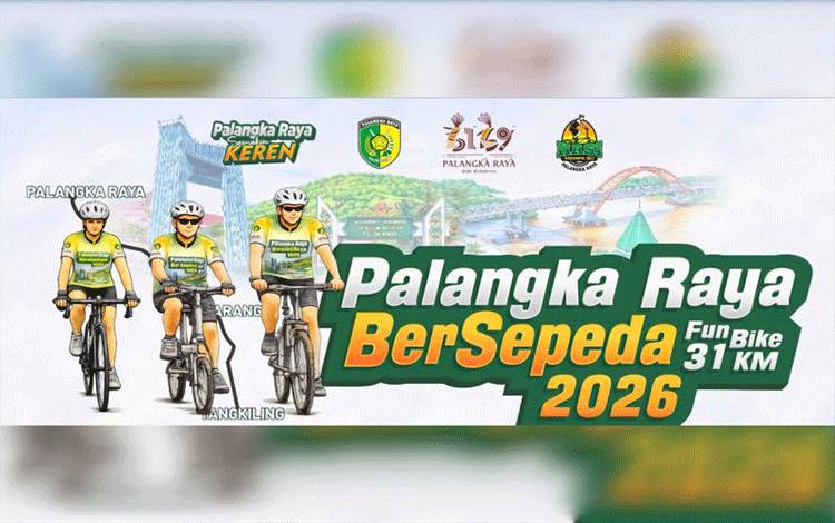 Palangka Raya Bersepeda Usung Wisata Olahraga Kenalkan Kota Cantik
