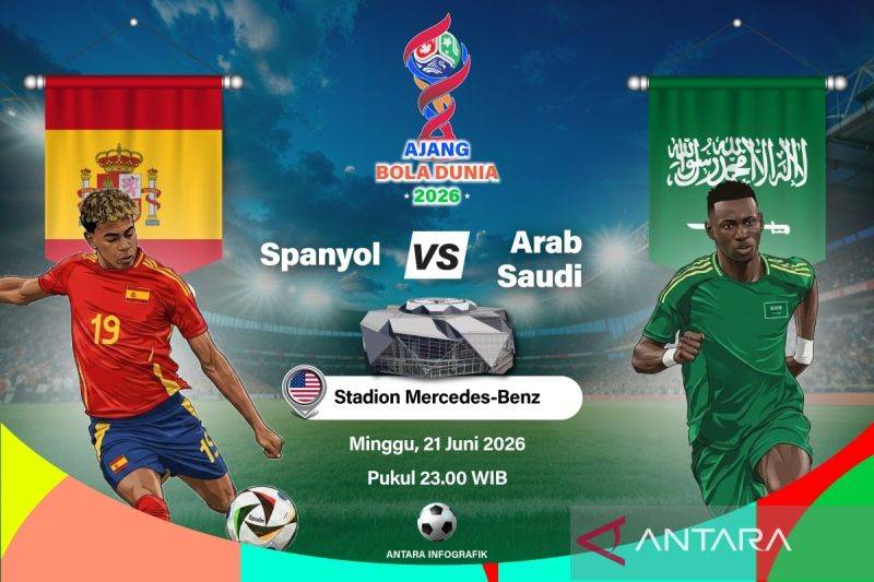 Spanyol Menang Telak 4-0 atas Arab Saudi di Piala Dunia 2026