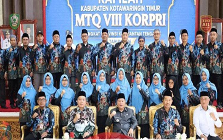 Kafilah Kotim Ditargetkan Juara Umum pada MTQ VIII KORPRI tingkat Provinsi Kalteng