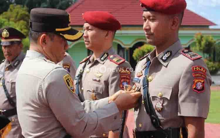 Polres Gunung Mas Gelar Sertijab, Sejumlah Pejabat Utama Berganti