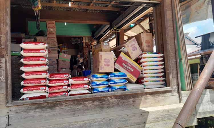 Stok Beras di Tumbang Sanamang Melimpah Meski Biaya Transportasi Meningkat