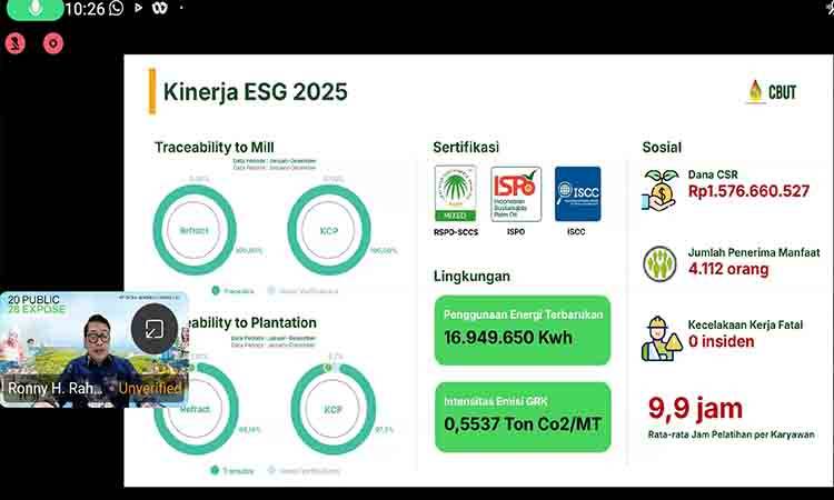 CBUT Salurkan CSR Rp1,57 Miliar, Jangkau 4.112 Penerima Manfaat Selama 2025