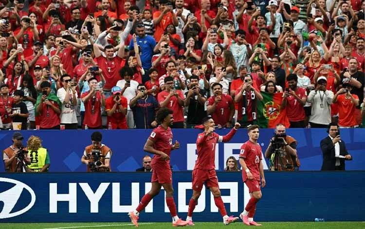 Ronaldo Cetak Dua Gol, Portugal Libas Uzbekistan 5-0 di Piala Dunia 2026