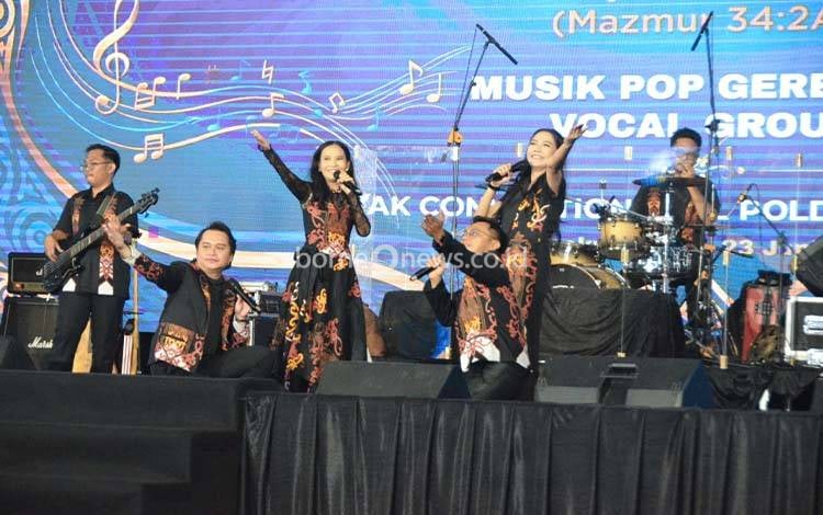 Kategori Musik Pop Gerejawi Kalteng Tampil Atraktif di Pesparawi Nasional XIV