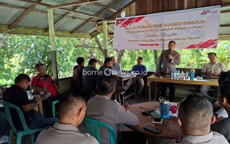 Polres Gunung Mas Gelar Acara Silaturahmi dengan Wartawan Perkuat Sinergi Jaga Kamtibmas