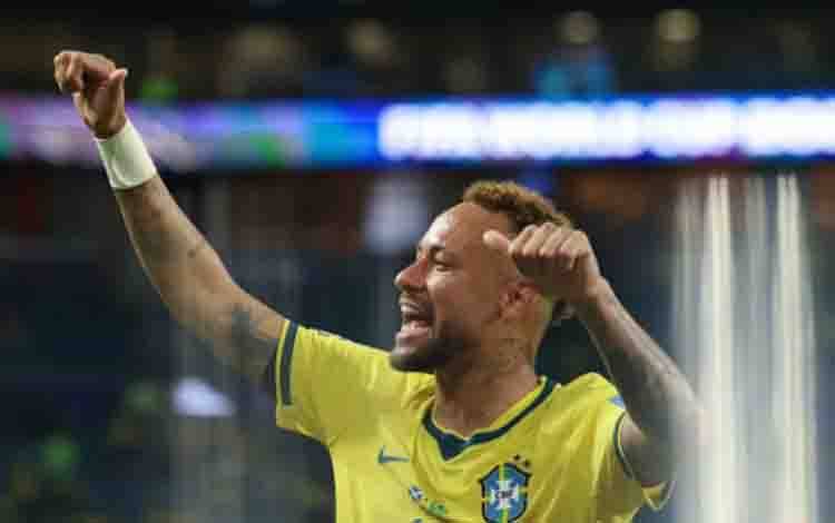 Neymar Sempat Menangis Setelah kembali Bela Brasil di Piala Dunia