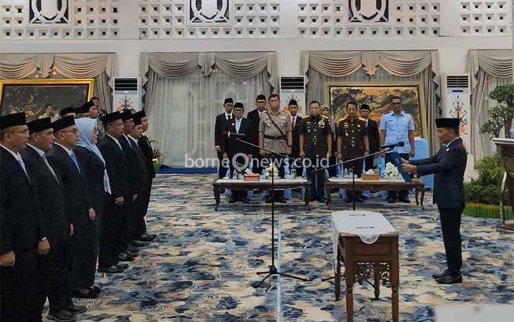 Gubernur Kalteng Kembali Rombak Susunan Pejabat Pimpinan Tinggi Pratama