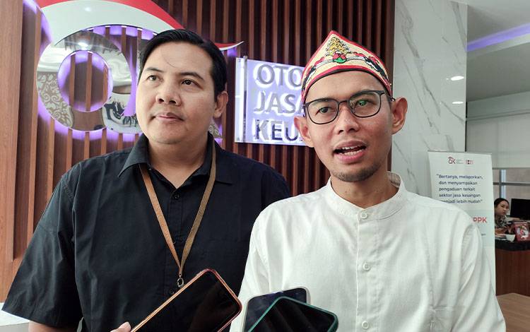 Kepala Otoritas Jasa Keuangan atau OJK Provinsi Kalteng, Primandanu Febriyan Aziz. (FOTO: TESTI PRISCILLA)