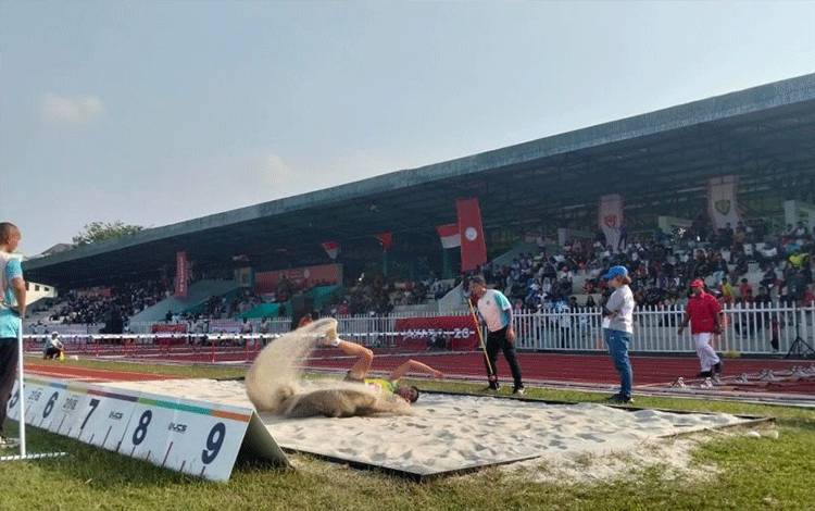 Kejuaraan Nasional (Kejurnas) Atletik dan Indonesia Open Championship 2026 di Stadion Atletik Velodrome Rawamangun, Jakarta Timur, Minggu (28/6/2026). ANTARA/HO-Kemenpora