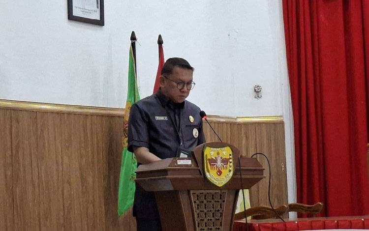 Sekda Gumas Tanggapi Fraksi Gerakan Nasional Terkait Penanganan Jalan Rusak