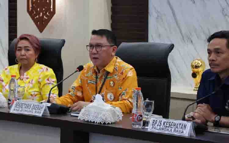 Pemkab Gumas Dukung Optimalisasi Pelaksanaan Program JKN KIS