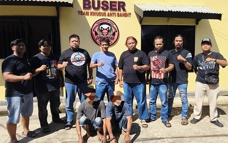 Resmob Polres Seruyan Tangkap 2 Residivis Penggelapan Motor