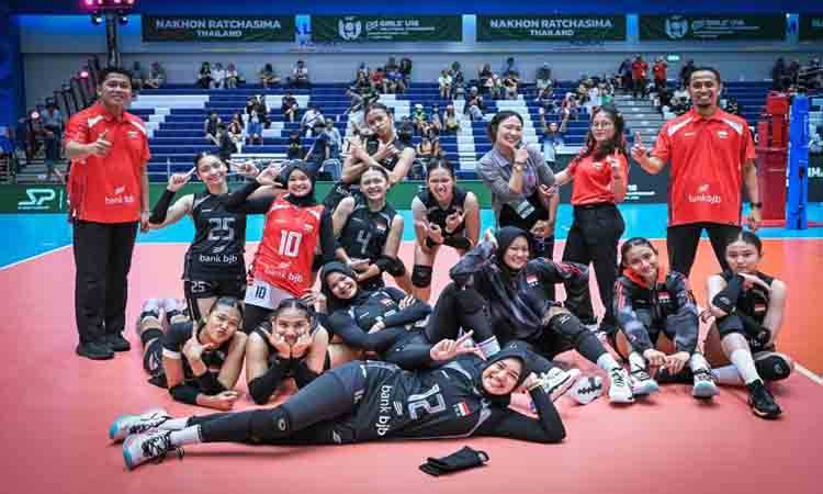 Timnas Voli Putri U18 Indonesia Melaju ke Perempat Final