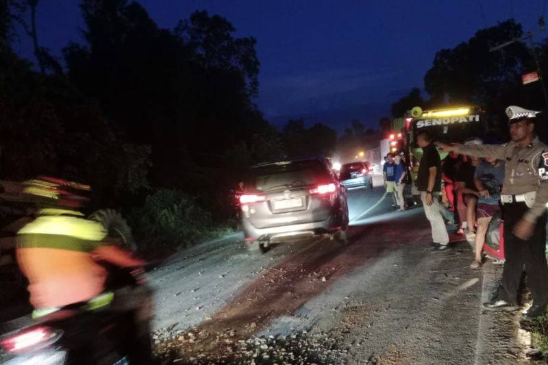 Jalur Kasongan-Kereng Pangi Kembali Dibuka Usai Box Culvert Ambruk