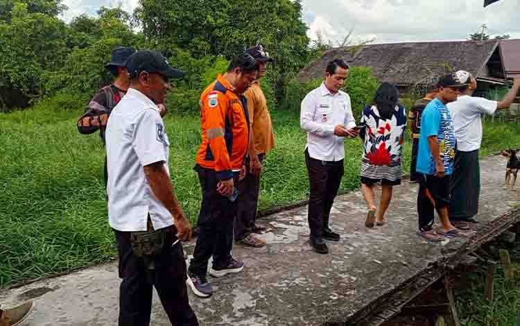 Lurah Langkai Imbau Warga Bantaran Sungai Waspada Bahaya Ablasi