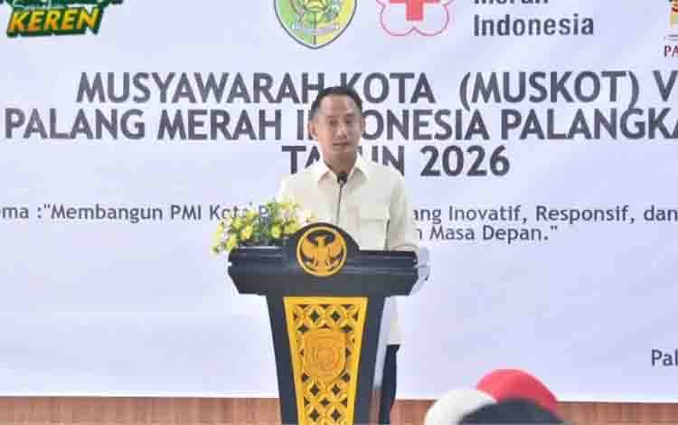 Wali Kota Palangka Raya Siap Fasilitasi Program Kemanusiaan PMI