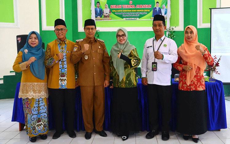 Pisah Sambut Kepala Kemenag Seruyan, Wakil Bupati Harap Sinergi dengan Pemkab Semakin Kuat