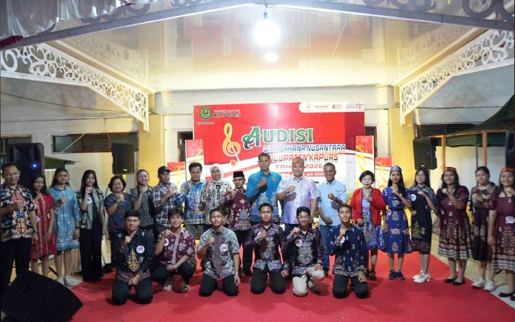 Audisi Gita Bahana Nusantara Kapuas Diikuti 26 Pelajar, Pemenang Wakili Kalteng ke Tingkat Nasional